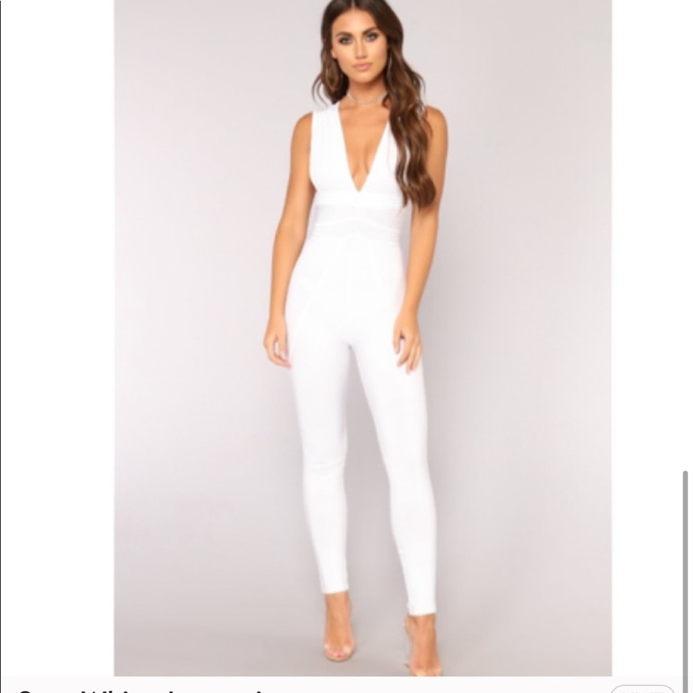 White jumpsuit